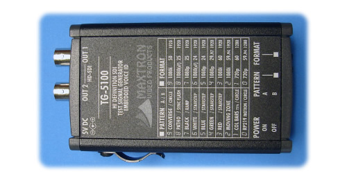 Handheld SD/HD SDI Pattern Generators + 16 Channel Voice ID's